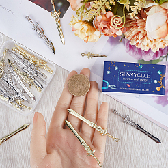 32 шт. 8 стильные стойки с покрытием из сплава большие подвески&nbsp;FIND-SC0007-25