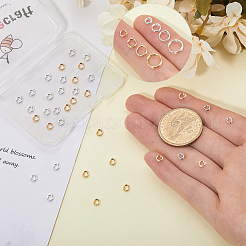 160 шт. 2-х цветные латунные разъемные кольца&nbsp;KK-BBC0023-08B