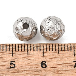 Текстурированные бусины из нержавеющей стали 304&nbsp;STAS-I358-10P-02