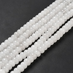 Natürliche weiße Jade perlen Stränge&nbsp;X-G-D481-17A