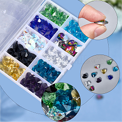 80шт 10 цвета романтические идеи на день святого валентина стеклянные подвески&nbsp;EGLA-SP0001-31