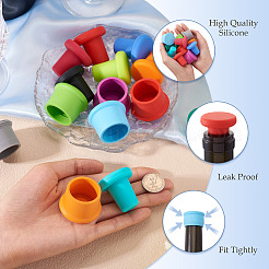 14шт. 14-х видов силиконовая пробка для бутылки&nbsp;AJEW-TA0002-54