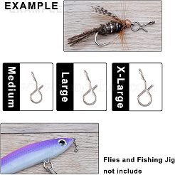 Соединитель рыболовного крючка из нержавеющей стали STAS-FH0001-09