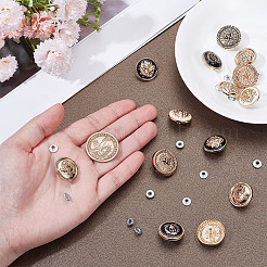 14 комплект из 7-х видов пряжек для шнурков из сплава FIND-OC0013-27