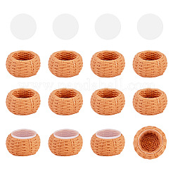 12 cesta de resina en miniatura&nbsp;DIY-TA0016-07