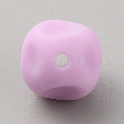 Кубические пищевые экологически чистые силиконовые бусины&nbsp;SIL-TAC0003-11T