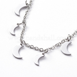 Colliers pendentifs en acier inoxydable 304 anti-ternissement&nbsp;NJEW-G334-05P