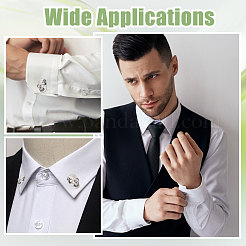 6 пара запонок из сплава FIND-CA0011-03