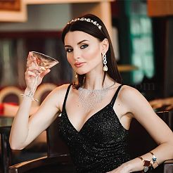 1 ожерелья из цинкового сплава NJEW-FG0001-08