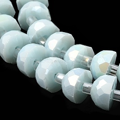 Нити стеклянных бусин ab цветной пластины EGLA-P051-02A-B05