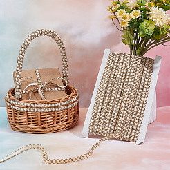 Кружевная лента из полиэстера с волнистым узором&nbsp;OCOR-WH0047-72