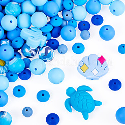 108шт пищевые экологически чистые силиконовые бусины SIL-TA0002-74