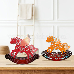 Углеродистая сталь разрезает трафареты DIY-WH0309-2104