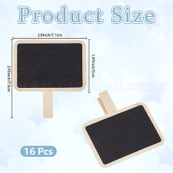 Mini-Kreidetafeln mit Holzklammern&nbsp;OFST-CP0001-19