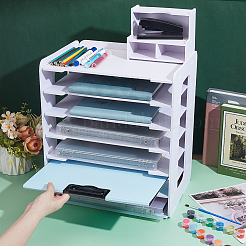 Однослойные держатели для папок из ПВХ&nbsp;ODIS-WH0099-101