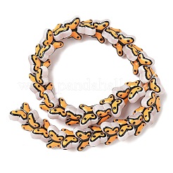 Прозрачные стеклянные эмалевые бусины&nbsp;LAMP-C023-03G