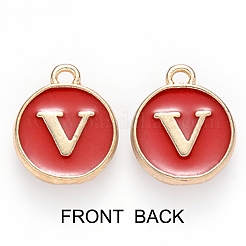 Позолоченные подвески из эмалевого сплава&nbsp;ENAM-SZ0001-26C-V