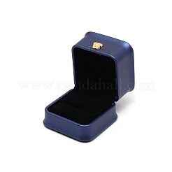Scatole regalo anello in similpelle pu&nbsp;CON-WH0092-05B