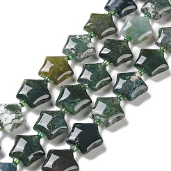 Природного индийского агата бисер нитей&nbsp;G-NH0005-010