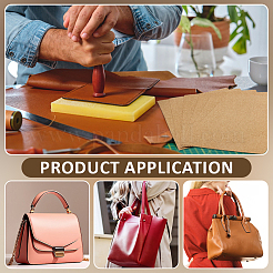 Futterrolle aus Ledermischgewebe für Taschen und Geldbörsen&nbsp;DIY-WH0622-756D