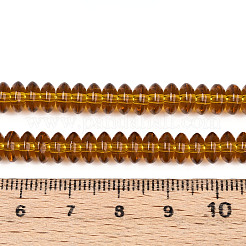 Прозрачные стеклянные бусины GLAA-T025-6mm-07A