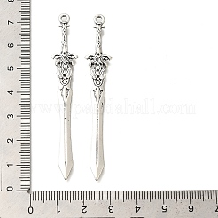 Тибетский сплав стиля большие кулоны FIND-G078-32D-AS