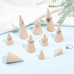 10 Stück RingAusstellungsständers aus Holz in 5 Stilen&nbsp;RDIS-FG0001-18