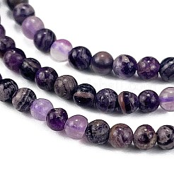 Perline Charoite naturale fili&nbsp;G-M438-A03-01
