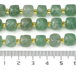 Природный зеленый бисер пряди клубники кварца G-Q010-A20-01