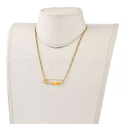 201 булавка из нержавеющей стали подвеска ожерелье&nbsp;NJEW-JN03002-04