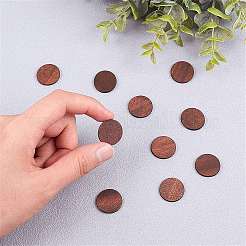 Расписные деревянные кабошоны&nbsp;WOOD-NB0001-30