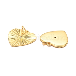 Латунные микропаве прозрачные подвески с фианитом X-ZIRC-P086-11G