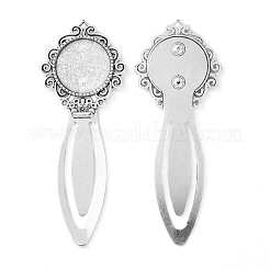 Тибетском стиле сеттинги закладки кабошон&nbsp;X-TIBE-S157-AS-NR