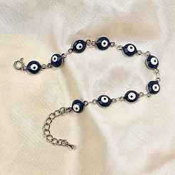 Bracelets à maillons en acier inoxydable 304 poli miroir&nbsp;BJEW-K265-007P-02