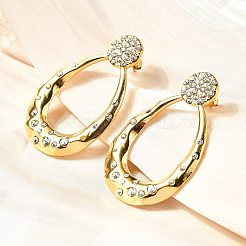 Серьги-гвоздики из нержавеющей стали 304&nbsp;EJEW-F361-23G