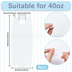 8 шт. акриловые термотрансферные большие подвески&nbsp;FIND-SP0003-10D