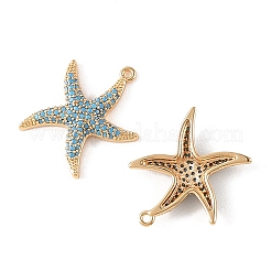 Colgantes de latón Shegrace con turquesa sintética&nbsp;XGRQ5K796-838G