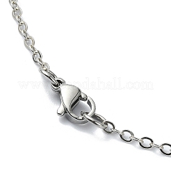 Collier pendentif mauvais œil au chalumeau&nbsp;NJEW-JN04614-02