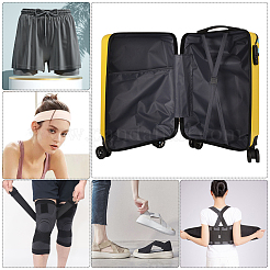 10 ярд 2-цветная нескользящая прозрачная силиконовая полиэстеровая эластичная лента&nbsp;OCOR-GF0004-15A