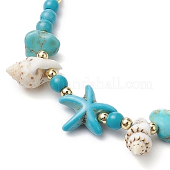 Bracciali regolabili con perline intrecciate per donna&nbsp;BJEW-JB11164-01