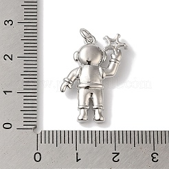 Anhänger aus Messing mit Gestellbeschichtung aus klarem Kubisch Zirkonia&nbsp;LS-KK-B092-40P