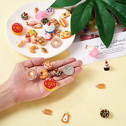 Подвески из смолы в стиле 44 шт.&nbsp;RESI-CW0001-09