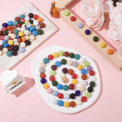 200г двухцветные стеклянные кабошоны GLAA-SP0001-10