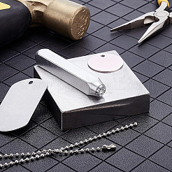 鉄シールスタンプ  スタンピングツール  レザークラフト用  12つの星座模様  山羊座  65.5x10mm&nbsp;AJEW-BC0001-05D
