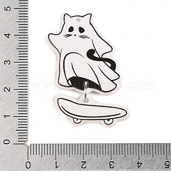 Непрозрачные акриловые подвески на тему Хэллоуина SACR-S034-09A