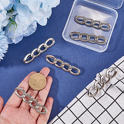 6 шт. регулируемые булавки для джинсов из сплава в форме цепочки&nbsp;AJEW-GF0009-70P