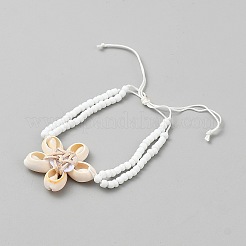 Bracciali shell&nbsp;BJEW-WH0041-33B