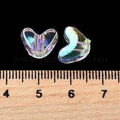 Placage uv perles acryliques transparentes&nbsp;MACR-F083-11C