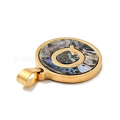 Вакуумное покрытие pvd нержавеющая сталь 304 с подвесками из ракушек пауа STAS-G268-02Q-G