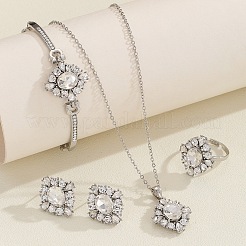 Collana con pendente in lega con strass&nbsp;FS-WG6A1C5-01